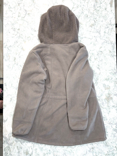NWT Avenue Women's 14/16 Fleece Hood Coat Thistle - Bild 5 von 10