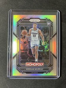 Keegan Murray 2022-23 Prizm Monopoly Silver Rookie RC SP #78 Kings