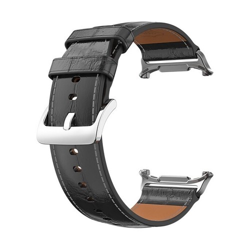 Samsung Galaxy Watch Ultra Leather Band Perfect Fit Premium Strap One-touch - Photo 5 sur 5