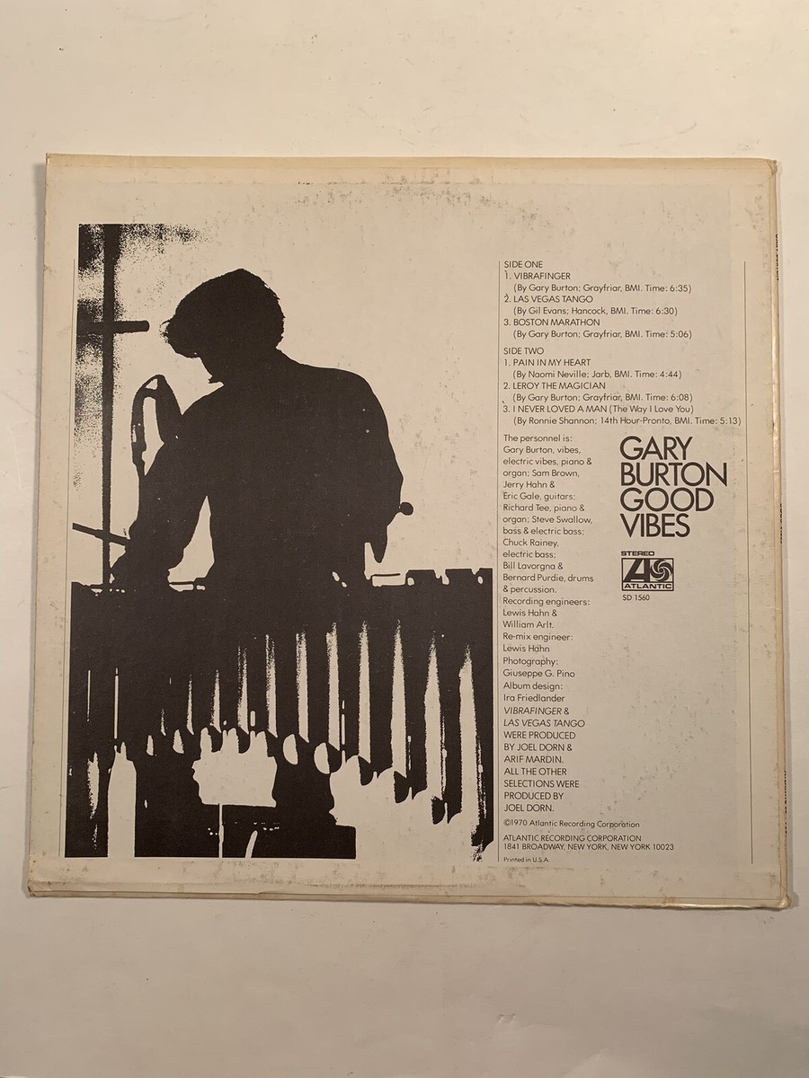 洋楽 FUSION Gary Burton / Good Vibes Sd1560 Gary Burton / ゲイリー・バートン / Good Vibes (SD1560