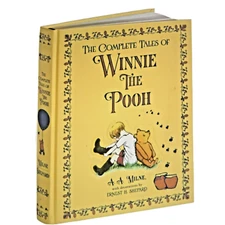 ❤️THE COMPLETE TALES OF WINNIE THE POOH Bonded Leather Collectible NEW