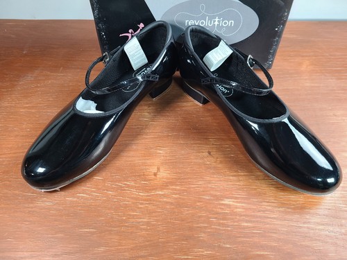 Revolution Easy On Study Stepptanzschuh Damengröße 12,5 AD schwarz Lackleder - Bild 5 von 12