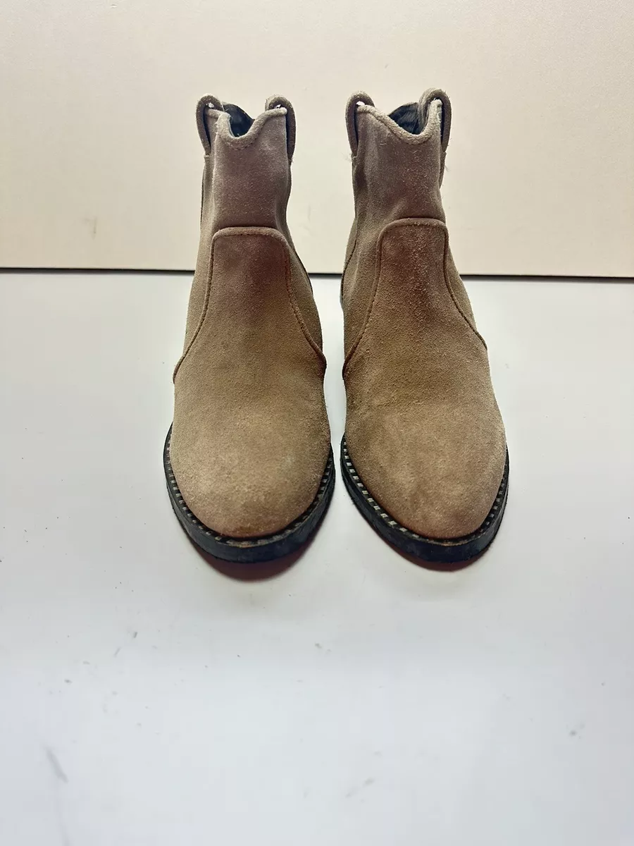 Jeffrey Campbell Boots Women Leather Size 9 Ankle Bootie Suede