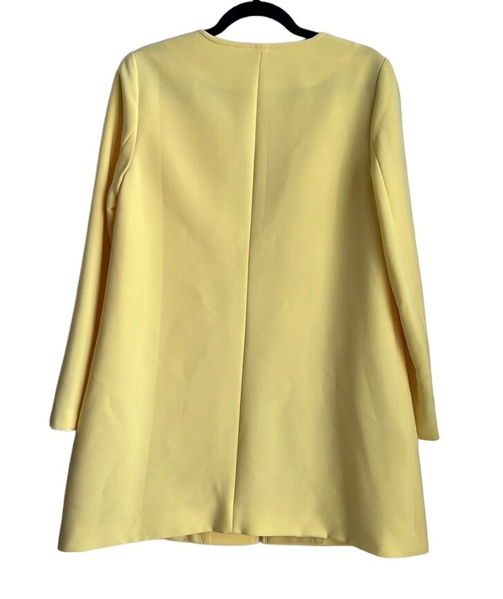 Chaqueta Blazer Alfani Amarilla con Cremallera Foto 2 de 4