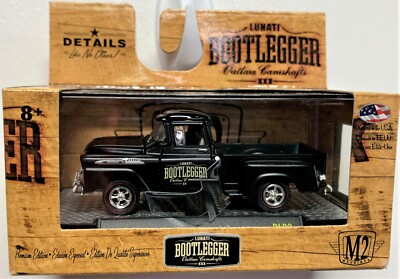2016 M2 MACHINES LUNATI BOOTLEGGER 1/64 SCALE 1958 CHEVROLET APACHE STEP SIDE
