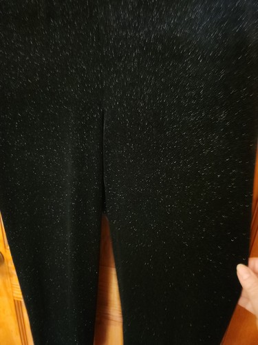 VINCE CAMUTO Womens Rich Black Pants Plus Size 2X Holiday NWT $89 - Picture 4 of 8