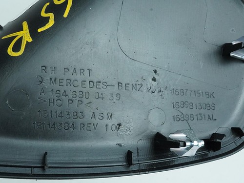 2008 - 2011 Mercedes Benz Ml Class W164 Dashboard Cover Trim End Edge Right Left - Picture 9 of 11