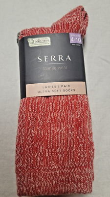 SERRA Lounge Wear 2 Pack of Cozy Ladies SEE PHOTOS SHOE SIZE 4-10 | eBay