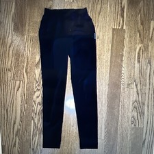 Reebok Play Dry Fit Womens Girl  s Pants Compression Leggings Black LARGE 14-16 