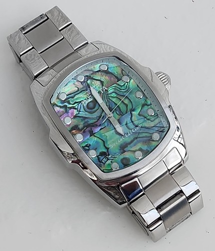 Invicta Special Edition Lupah 47mm Abalone Oyster Dial Silver Link Bracelet