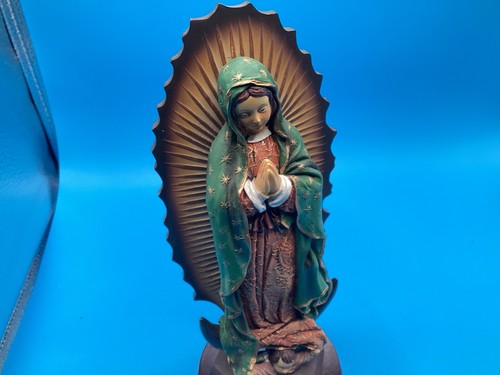 Our lady of Guadalupe holy figurine, religious decoration decor 8 inches - Picture 4 of 4