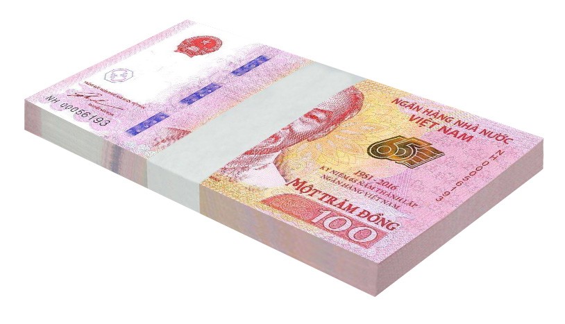 Vietnam 100 Dong, 2016, P-125, UNC, Commemorative X 100 PCS Bundle Pack