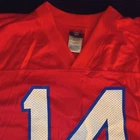 Steve Grogan Autographed New England Patriots Football Jersey Original