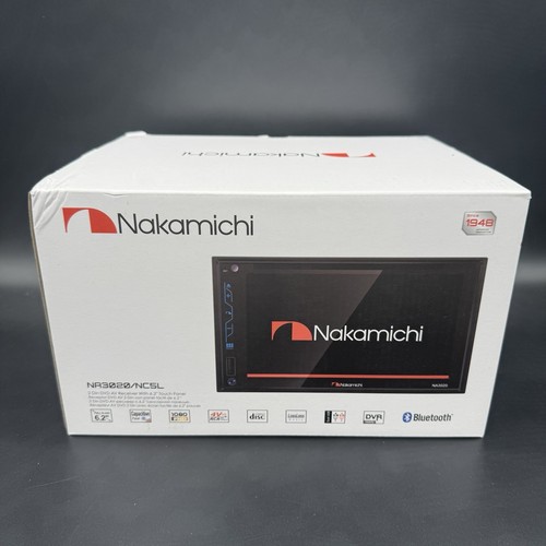 New 6.2" 2-DIN Receiver Bluetooth Camera DVD CD FM Touchscreen Nakamichi NA3020 - Picture 1 of 5