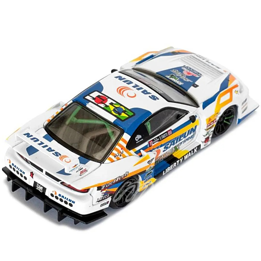 MINI GT LBスーパーシルエット S15 SILVIA #555 2023 MINI GT 1:64 Nissan LB-Super Silhouette S15 SILVIA #555 2023