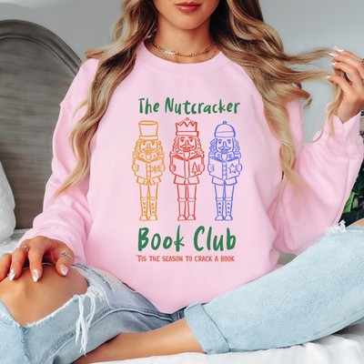 Der Nussknacker Buchclub Weihnachten Lesen Frauen Tis die Jahreszeit, um ein Buch zu knacken