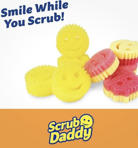 Neu & Versiegelt 8er Pack Scrub Daddy & Scrub Mama Doppelseitiger Schrubber & Schwamm - Bild 3 von 9