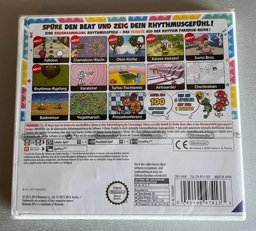 Rhythm Paradise Megamix (Nintendo 3DS, 2015) [DE-EN,FR,DE,IT,ES] - Bild 2 von 2