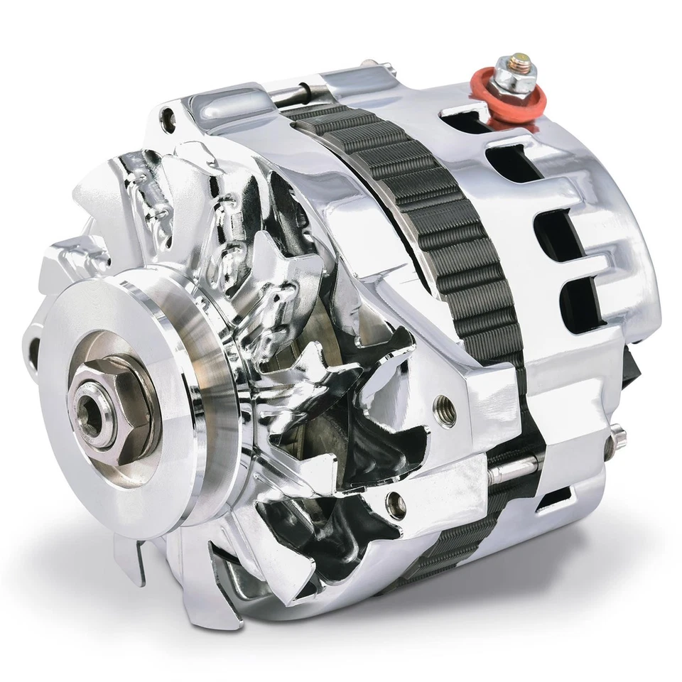 Proform 66430.16C CS130 Alternator, 160 AMP Chrome Finish, 1-Wire - Image 3 of 4