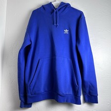Adidas Originals Trefoil Hoodie Royal Blue Size L Large Pullover