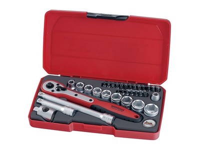 Teng - T3834 Socket & Bit Set of 34 Metric 3/8in Drive