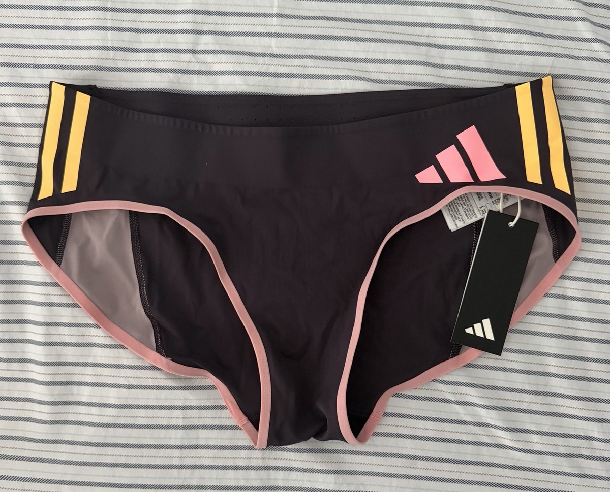 adidas Women's Adizero Promo Running Distance Briefs Purple IN1198