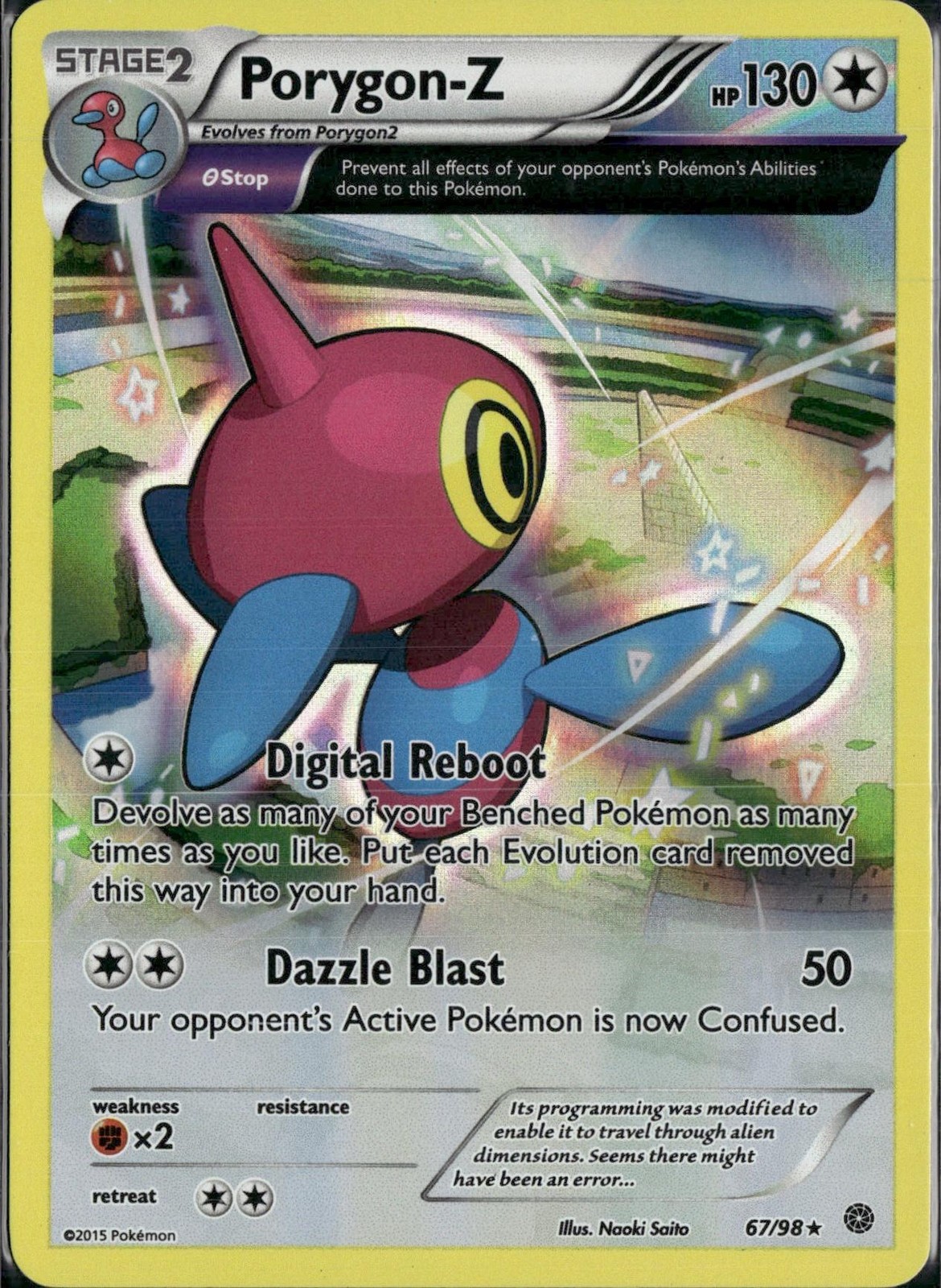 Pokemon Porygon-Z 67/98 Holo - NM