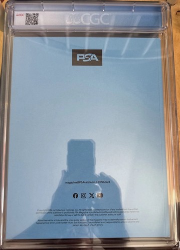 PSA Magazine MAY 2024 Luke Skywalker Blue Base Variant CGC 9.8 Graded Star Wars - Foto 2 di 2