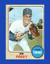 1968 Topps #393 Jim Perry EX-EXMINT