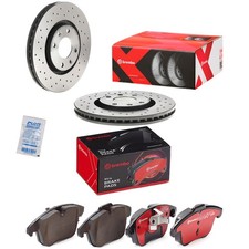 Brembo Xtra Line Bremsscheiben 283mm + Bremsbeläge Vorne passend für Citroen C4