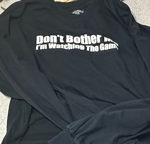 Vintage, Steve & Barry's "Don't bother me, I'm watching the game" XXL T-shirt - Picture 3 of 5