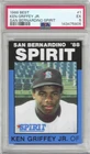 HOF Ken Griffey Jr 1988 Best San Bernardino Spirit #1 SINGLE A TEAM ISSUE PSA 5