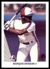 1990 Leaf #107 Marquis Grissom RC Expos