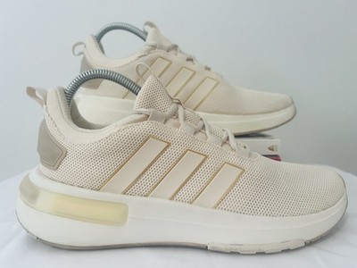 Adidas Racer TR23 Athletic Outdoor Comfort Running Beige Shoes Sneakers Size 9