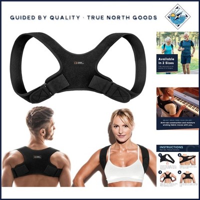 Orthopedic Brace for Posture Correction, Supports Upper Back and Neck Alignment