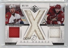 2012 Panini Limited Net Assets 80/99 Brian Campbell Keith Yandle #NA-BCKY 0d08