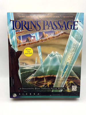 BIG BOX ONLY NO GAME Torin's Passage Windows 95 PC