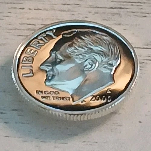 2000-S Cameo Proof 90% Silver 10C Roosevelt Dime Low Mintage Year