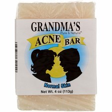 6 Pack Grandma's Pure  Natural Normal Skin Acne Bar, 4 oz