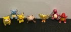 Vintage Pokemon TOMY Figures CGTSJ - Damaged - Warturtle, Pikachu, Charmander