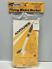 RARE! Vtg Estes Flying Model Rocket ANTARES #1276 NOS Beginner