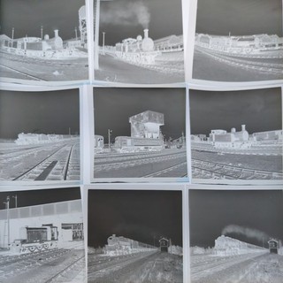 10 Original Large Negatives Railways Steam Engines Loco 1950s JobLot Bundle 109