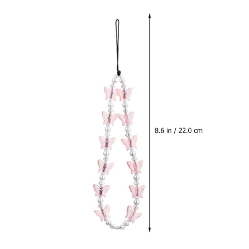 4 Pcs Mobile Phone Straps Accessories for Girls Cell Beads Lanyard Butterfly - 第 8/11 張圖片