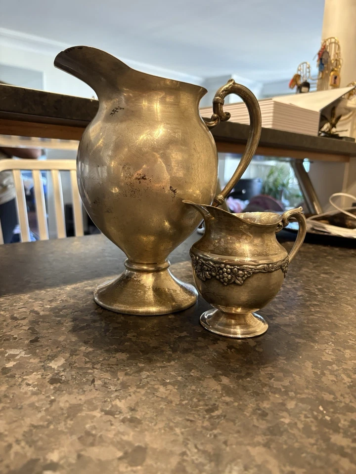 Juego de jarra y crema Silver On Cooper Foto 2 de 4