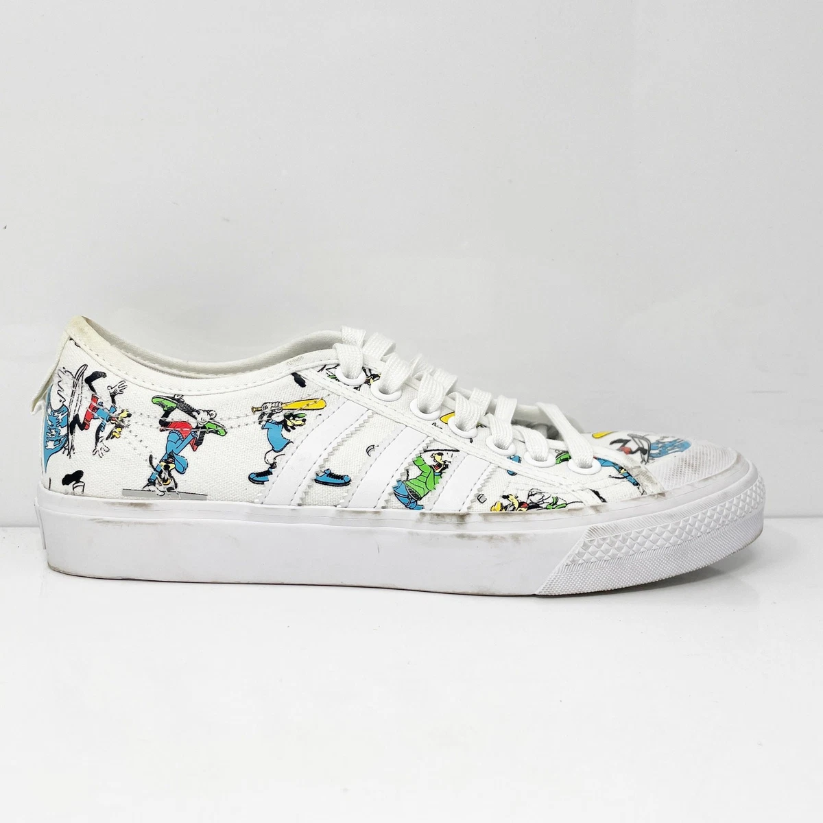 ADIDAS Nizza x Disney Sport Goofy EUC 9 mens adidas Disney x Nizza Sport Goofy Pack - White for Sale  main image 2
