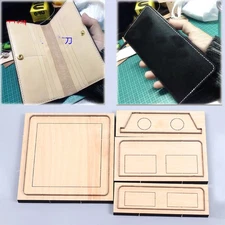 Leather Craft long wallet cutting dies knife mold Handmade Wallet Die 190x90mm