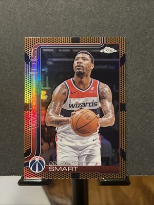 2025-26 Topps Chrome #224 Marcus Smart Basketball Border Refractor
