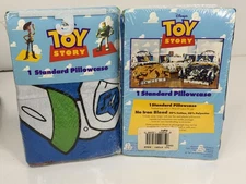 Vintage 1995 Toy Story Standard Pillowcase Buzz Lightyear & Woody Wamsutta New