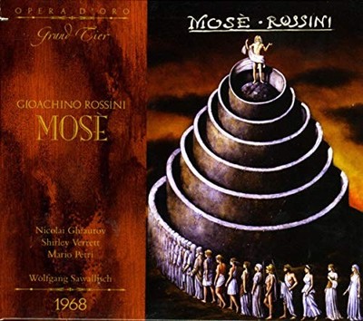 ROSSINI NICOLAI GHIAROUV MARIO PETRI - Rossini: Mose - 2 CD - Import - **VG**