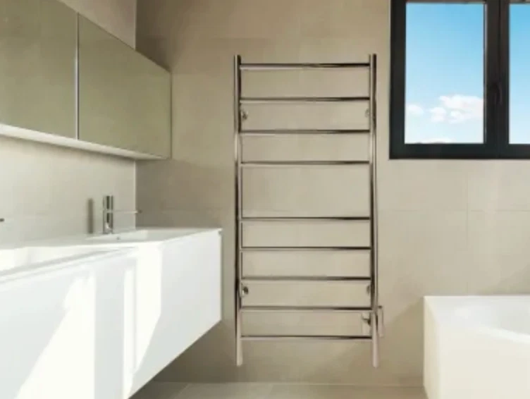 ICO Baño K402W Kontour 18" W x 40" H 110v Cableado Toallero Calentador Cromo NUEVO Foto 2 de 4